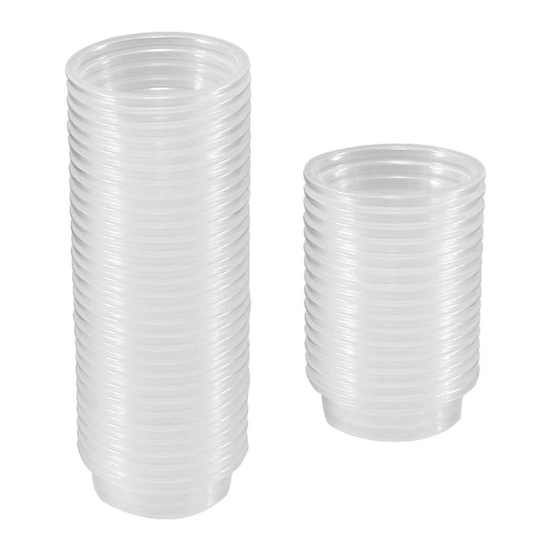Water Dish Reptile - クレステッドゲッコー用フード＆ウォーターフィーディングカップ（120個）、爬虫類用フィーダーボウル、トカゲやその他の小型ペット用アクセサリー